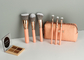 Fall Vonira-Mode-Mini Travel Makeup Brush Sets Rosy Pink Color With Zipper
