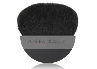 High Quality Black Half Moon Compact Makeup Blush Brush With XGF Goat Hair