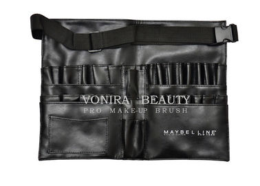 Importierte Make-upbürsten-Schutzblech-Tasche PUs kosmetische mit Künstler-Gurt-Bügel-Schwarzem