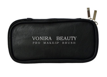 Tragbarer Make-upbürsten-Taschen-kosmetischer Halter-Multifunktionshandtasche mit der inneren Tasche für Reise u. Haus, schwarz