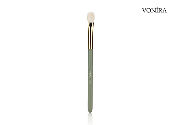 Vonira Custom Großhandel Natürlicher Weißer Ziegenhaar Fächer-Augen-Verblendungs-Pinsel mit Private Label Service