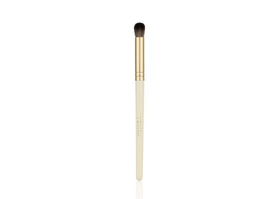 Vonira Beauty Eyeshaodw Mischbürste Runder Concealer Bürste mit goldenem Aluminium Ferrule Birke Holzgriffe