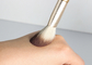 Vonira Schönheitsstudio Make-up Winkelblush Bürste Kontur Wange Bürste mit goldenem Aluminium Ferrule Birke Holzgriff
