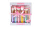 Weihnachtsgeschenk-kosmetische nette Make-upbürsten mit den reizenden rosa weichen Haaren