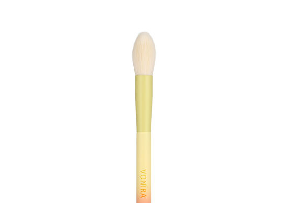 Vonira Beauty Luxus Präzisions-Highlighter-Bürste mit schräg gefärbten Holzgriffe