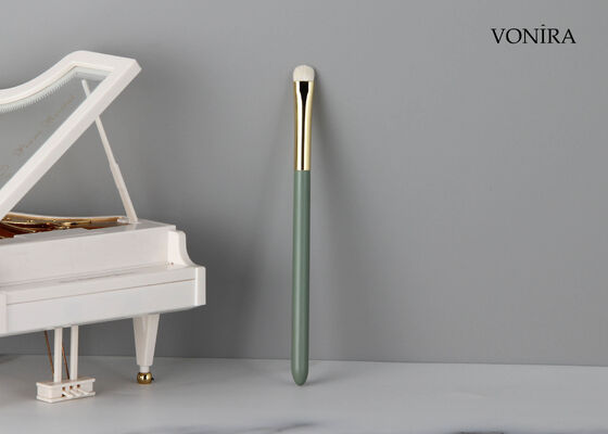 Vonira Custom Großhandel Natürliche Weiße Ziegenhaar Make-up Augen Smudge Pinsel mit Private Label Service