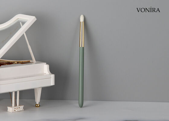 Vonira Custom Großhandel Natürliche weiße Ziegenhaar Make-up Augen Bleistift Bürste mit Private Label Service