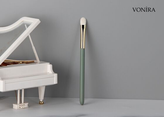 Vonira Custom Großhandel Natürliche weiße Ziegenhaare Kleine Augenschattenbürste mit Private Label Service