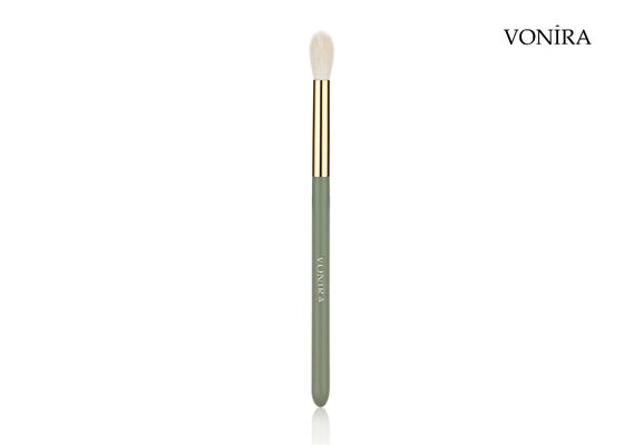 Vonira Custom Großhandel Natürlicher weißer Ziegenhaar-konischer Augen-Blending-Pinsel mit Lohnfertigungsservice