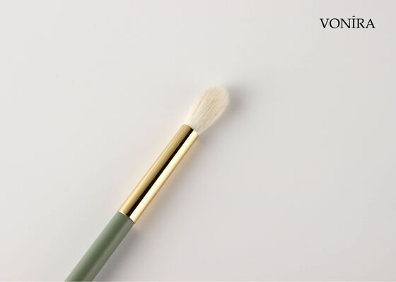 Vonira Custom Großhandel Natürlicher weißer Ziegenhaar-konischer Augen-Blending-Pinsel mit Lohnfertigungsservice