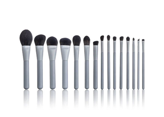 Kundenspezifische Eigenmarken-synthetischer Make-upbürsten-Satz 7pcs 9pcs 11pcs 13pcs 15pcs 18pcs