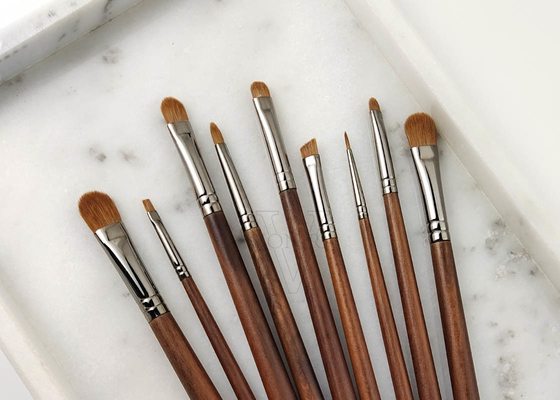 Make-upgesichts-Abdeckstift-Bürsten geschnittene Falten-Augen-Creme-Schatten-Bürste Vonira handgefertigte