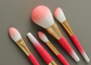 Vonira 15 Stücke Make-upbürsten-gesetzte Goldzwingen-Steigungs-weiße rosa Farbe-