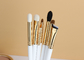 Make-upbürsten-Kit With Gold Copper Ferrule-Holzgriffe des Vonira-Handwerker-Studio-16pcs