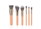 Fall Vonira-Mode-Mini Travel Makeup Brush Sets Rosy Pink Color With Zipper