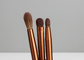 Vonira-Schönheit Mini Travel Bamboo Makeup Brushes stellte mit Speicherfall-Satz ein