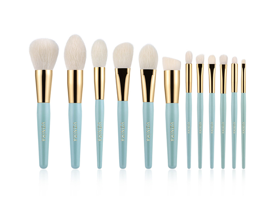 Green Gold 12-teiliges Essential Make-up-Pinsel-Set mit individuellem Private Label