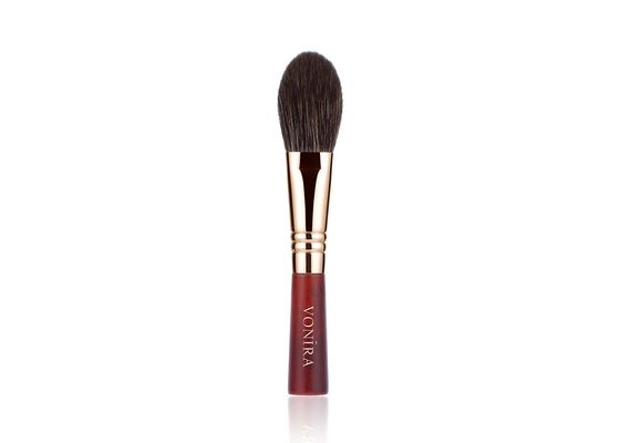 Vonira-Schönheits-Luxus mit hoher Dichte errötet Bürste mit natürlich Funktions-Eichhörnchen-Haar-Farbfasern Rose Copper Ferrule