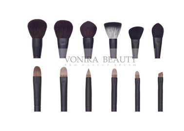 12-teiliges Make-up-Pinsel-Set für Eigenmarken, synthetischer Kosmetikpinsel, Holzgriff